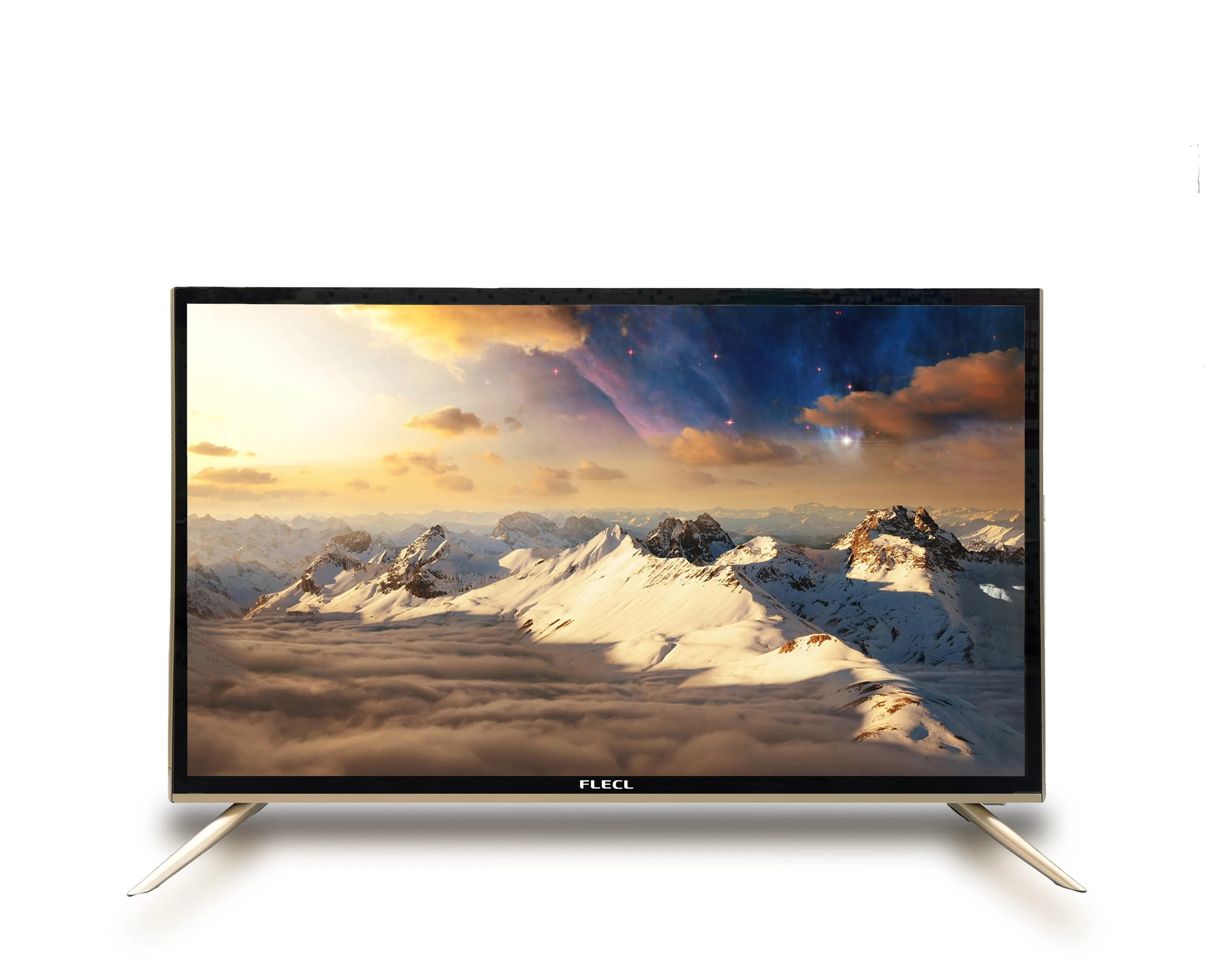 FLECL TV inteligente de 32 pulgadas de alta definición, televisión de doble cristal de 43 pulgadas LCD LED TV Android Home TV