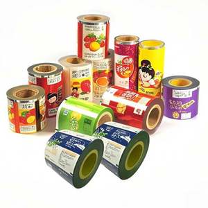 Stock en rouleau de plastique laminé de qualité alimentaire imprimé personnalisé souple brillant pour emballage de collation pour biscuits croustilles chocolat - Product Image 3