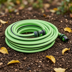 Tuyau d'arrosage tressé en PVC haute pression <span class=keywords><strong>de</strong></span> 15 m pour le <span class=keywords><strong>lavage</strong></span> des allées et l'irrigation des parterres <span class=keywords><strong>de</strong></span> fleurs - Product Image 1