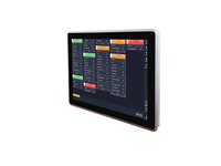 Système de point de vente tactile Windows 15 pouces tout-en-un pour restaurant, double écran, montage mural, bureau