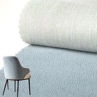 Cuir synthétique PU mat à grain bulle, avec support en polyester tricoté, simili cuir pour rembourrage de canapés et de chaises