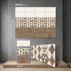 Carreaux muraux en céramique de porcelaine émaillée entièrement polie pour extérieur et salle de bain, 300x600mm, prix de gros direct usine Chine, approvisionnement pour showrooms - Product Image 5
