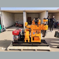 Perceuse Diesel hydraulique de 200m, Machine de forage de puits d'eau