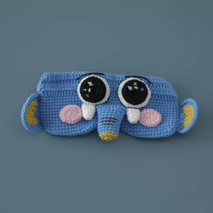 Handmade Cartoon Eyeglasses Case Crochet Spectacle Pouch <b>Cute</b> Glasses Holder for <b>Sunglasses</b> Travel Gift - Product Image 3