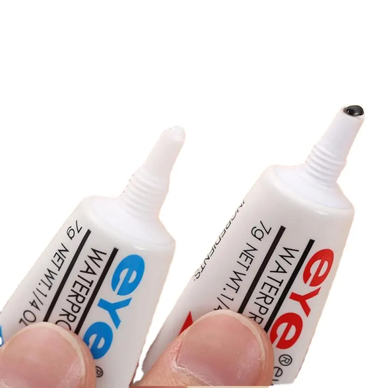 With Black and White Eyelash Glue Waterproof Mini Eyelash Glue Private Label 7g