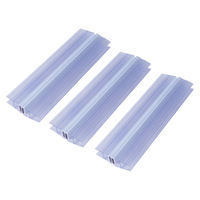 Oferta Especial: Burlete Magnético de PVC Transparente de Doble Ala, Impermeable y Antifrío para Baño, Precio de Fábrica