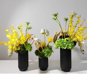 <span class=keywords><strong>Set</strong></span> di Fiori Artificiali Gialli a Forma di Farfalla Feng Shui per Decorazione Hall Hotel Idea Regalo di Benvenuto - Product Image 5