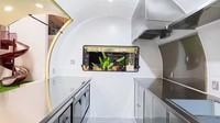 Remorque alimentaire de 7 pieds, Food Truck mobile, Bar mobile en acier inoxydable pour desserts, glaces, pizzas, café, boulangerie, bière