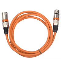 Câble de microphone XLR de qualité supérieure, connecteurs XLR mâle-femelle robustes, longueur = 1 m