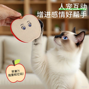 Juguete de fieltro para gatos, varita de entretenimiento para gatos, contiene insectos, nueces de gallina, pequeños cascabeles que hacen sonido, juguete para gatos para masticar y - Product Image 4