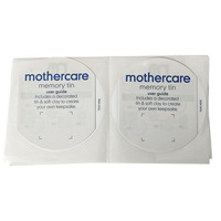 Impression personnalisée ronde multicouche livret étiquette autocollant décoller pliant cosmétique étiquettes adhésives pour l'étain