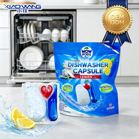 Capsules lave-vaisselle 5 en 1 écologiques – Dosettes détergentes multifonctionnelles pour l'élimination de l'huile et le nettoyage de la cuisine à domicile