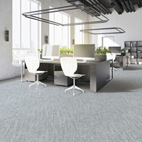 Alfombra de Nylon Ignífuga para Empalmar, Color Liso, para Uso Comercial en Edificios de Oficinas