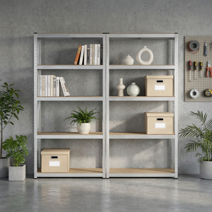 Long span display steel shelf medium-sized stacking <b>rack</b> garage storage shelf - Product Image 4