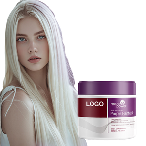 Masque capillaire violet OEM/ODM sous marque privée – Protection couleur, ingrédients biologiques, soin hydratant et revitalisant en profondeur pour - Product Image 2