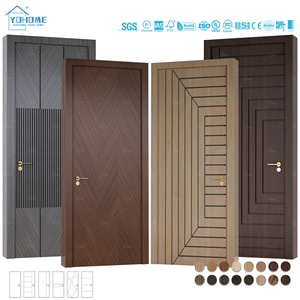 China Top Fabriek Custom Luxe Binnendeuren Usa Binnendeuren Met Frame Vooropgehangen Houten Binnendeuren - Product Image 4