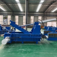 Presse à balles horizontale hydraulique automatique 200T écoénergétique 30kW pour déchets en acier inoxydable et aluminium