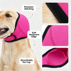 Orejeras para Perros, Protección Contra el Ruido, Orejeras para Perros Felices, Productos para Aliviar la Ansiedad de las Mascotas, Cubre Orejas para Perros, Cómodas, Suaves y Elásticas - Product Image 4