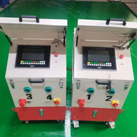 Machine de tension de câbles en acier, système de tension automatique CNC synchrone un-vers-deux