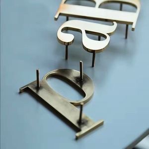 Non Illuminated Metal <strong>Logo</strong> Office Interior <strong>Wall</strong> 3D Letters Stainless Steel Outdoor Sign Custom 3d <strong>Logo</strong> Metal Letters Solid - Product Image 2