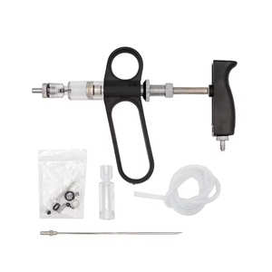 Seringue vétérinaire automatique noire réglable de type S avec une capacité de 2 ml, durable pour l'utilisation animale - Product Image 1