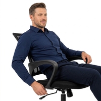 Chaise de bureau ergonomique en plastique PP 2026 |   Fauteuil pivotant à dossier mi-haut respirant avec support lombaire réglable pour salon |   Fabriqué en Chine