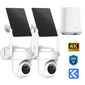 An ninh homebase 2.4G + 5G Wifi không dây 4k Camera năng lượng mặt trời giám sát khu vực Tùy chỉnh ai nhận dạng chuyển động giám sát tầm nhìn ban đêm - Product Image 1