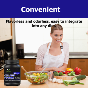 Wellbody OEM/ODM Kollagenpulver aus Grasgefütterten Rindern Unterstützt Gesunde Knochen Fördert Jugendliche Haut Kollagen-Nahrungsergänzungsmittel für Erwachsene Pulver - Product Image 5