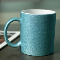 Nouveaux Produits PYD Life – Mugs Sublimation Vides, Tasses de Voyage Pailletées, Mugs en Céramique pour Café, Thé, Lait à Sublimer
