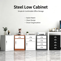 Meuble de rangement mobile en acier avec serrure, tiroir à code pour sous le bureau, idéal pour documents et fournitures de bureau