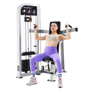 Máquina de gimnasio multifunción ajustable para press de pecho y hombros sentado con inclinación, para entrenamiento de fuerza y elevación de hombros - Product Image 3