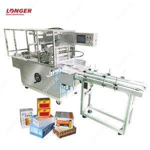 شبه التلقائي الأنسجة المجمع تغليف الصابون صندوق سجائر السيلوفان آلة تغليف - Product Image 2