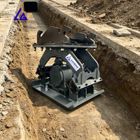 Compacteur hydraulique Ligong pour excavatrices de 1 à 50 tonnes - Conception à vibration équilibrée pour un compactage uniforme et un pressage efficace des sols durs