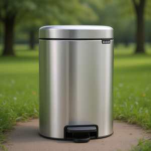 Cestino per Rifiuti Brabantia 12 L in Acciaio Inox con Pedale per Cucina - Product Image 3