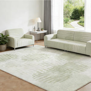 Large Crystal Velvet Carpet <strong>Rug</strong> Modern Machine Made Classic Area <strong>Rugs</strong> Sets Luxury Rectangle Green Floor Carpet - Product Image 1