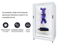 Boîte holographique, équipement holographique, boîte interactive AI pour réunion virtuelle avec affichage 3D, disponible en format grand (86 pouces) ou mini
