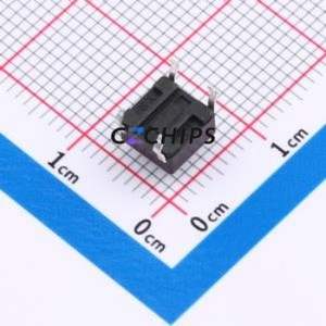 XDTD-6650H-D01 Tactile Switch Through hole Component (THT) Switch Single Pole Single Throw Through Hole 5mm Without Bracket - Product Image 2