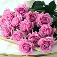 Real Touch Rose Kunstbloemen Bruiloft Decor Latex Rose Bruidsboeket Feesttafel Bloemstuk Thuis Kamer Decoratie