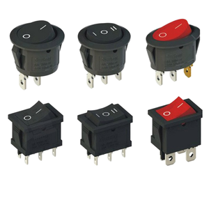 KCD6-A 3A/250V Rocker chuyển 250VAC 3pin <span class=keywords><strong>3</strong></span> vị trí công nghiệp Power <span class=keywords><strong>Switch</strong></span> với đèn màu xanh ON-OFF chức năng - Product Image 3