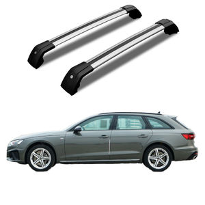 Bestseller Heavy Duty Bloqueable Techo Barras cruzadas Bastidores de aluminio <span class=keywords><strong>para</strong></span> automóviles <span class=keywords><strong>para</strong></span> <span class=keywords><strong>Audi</strong></span> <span class=keywords><strong>A4</strong></span> AVANT 2019-2023/Ajuste de rieles de techo - Product Image 1