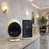 Analyseur de peau 3D portable ABS AI pour l'analyse des rides, des pigments, des pores et de l'hydratation pour les soins du visage à domicile, en salon et en clinique