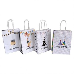 KUAIMA 22*11*27cm Gift Bags Wholesale Animal Theme Happy Birthday Party Favor Candy <b>Snack</b> Gift Bags for Kids - Product Image 2