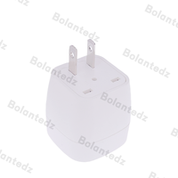 Adaptateur convertisseur UE vers États-Unis 10A Type-E vers Type-A pour voyage, de l'Europe vers l'Amérique, États-Unis, Canada, Chine, blanc, noir