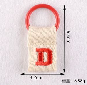Nouveau lanière coréenne couleur macaron avec 26 lettres anglaises en métal, impression numérique, porte-clés DIY, pendentif de sac - Product Image 6