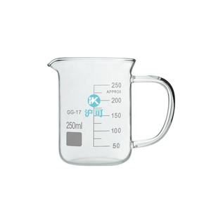 Huke प्रयोगशाला कांच के बने पदार्थ मापने बीकर 250ml 400ml 500ml <span class=keywords><strong>600ml</strong></span> 800ml 1000ml 2000ml Borosilicate संभाल के साथ कांच बीकर - Product Image 1