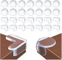 Protecteur d'angle de table en PVC transparent Kuliwei, absorption des chocs, protection d'angle transparente, protection d'angle anti-collision pour meubles