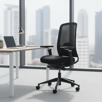 Chaise de bureau exécutive pivotante en maille, nouveau design unique, inclinable, ergonomique, rembourrée, confortable, pour l'étude, l'ordinateur et les jeux