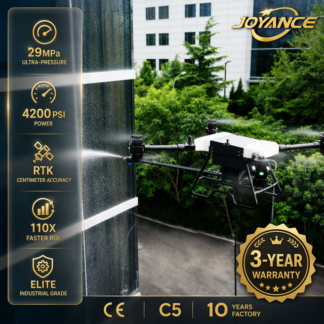 JTC30 Coaxial Cleaning Drone 8 Motors High Pressure Jetting Industrial Scale Efficiency RTK Precision Safety Compact Powerful C5