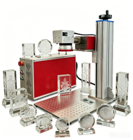 Machine de marquage laser UV 3W 5W 10W 15W 20W 355nm pour gravure sous-couche sur cristal, verre, plastique et montures de lunettes