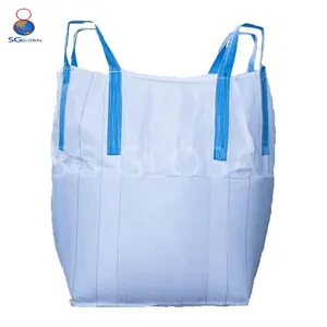 PP tecido 1 tonelada 2 ton preço polipropileno big bag super sacos 1000kg PP grande granel saco FIBC para venda